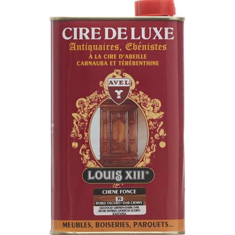 Louis XIII cire liquide de luxe chêne foncé 1 litre