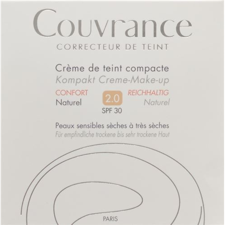 Avene Couvrance 粉饼自然 02 10 克