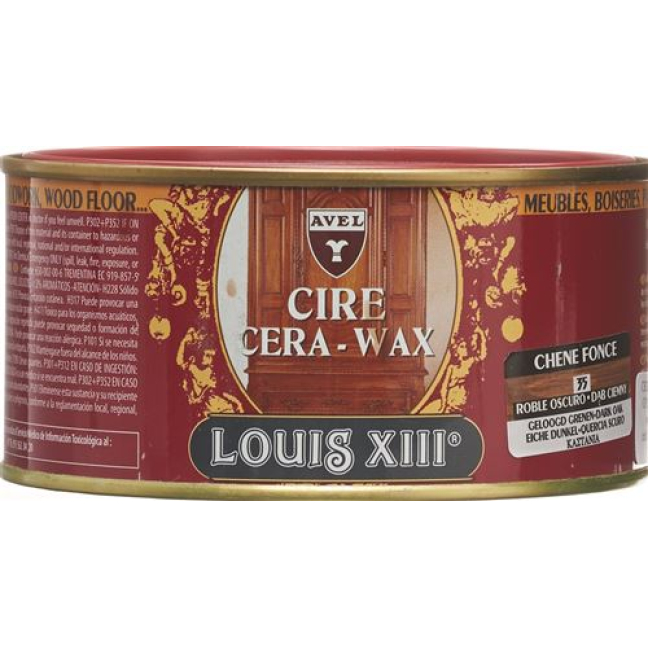 Pâte de cire Louis XIII de luxe chêne foncé 250 ml