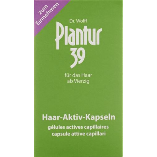Plantur 39 Active Hair capsulas 60uds