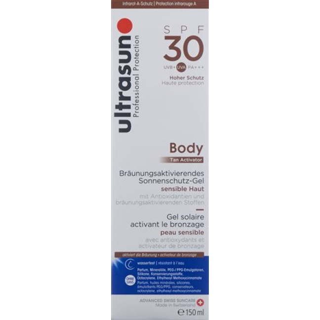 Ultrasun Body Tan Activator SPF30 150 мл