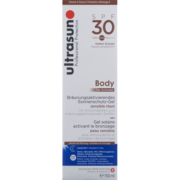 Ultrasun aktywator opalania ciała SPF30 150 ml