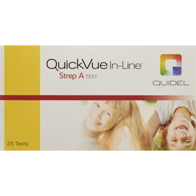 QuickVue In-Line Strep A 25 թեստեր