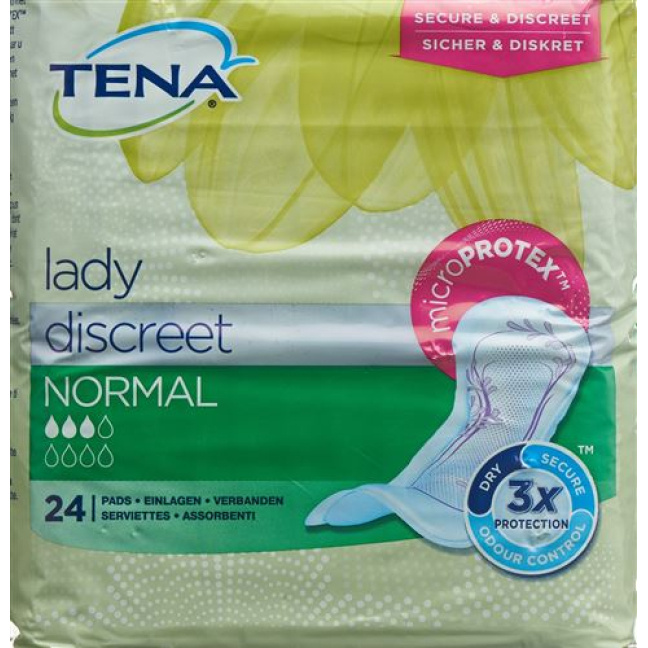 TENA Lady discreet Normal 24 pcs - Shop Online at Beeovita