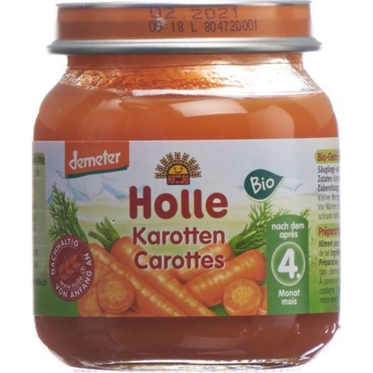 Holle Ekologiska morötter demeter 125 g