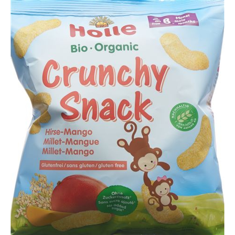 Holle Organic Crunchy Snack millet Mango Btl 25 g