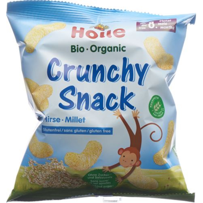 Holle Organic Crunchy Snack millet Btl 25 g
