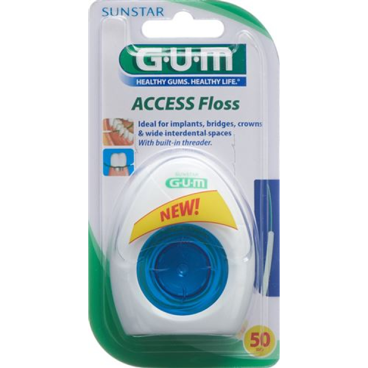 GUM SUNSTAR Acces Floss 50 pcs