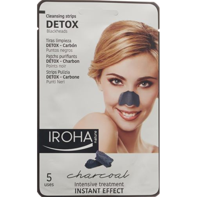 Iroha Detox Cleansing Strips Nose 5 יח'