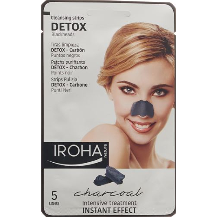 Iroha Detox valomosios juostelės nosies 5 vnt