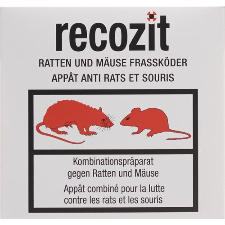 Recozit råttor och möss Frassköder 250 g