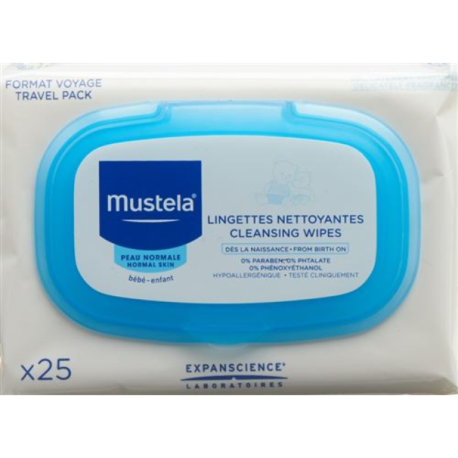 Mustela Face Cleaning Tissue Normal Skin 25 pieces
