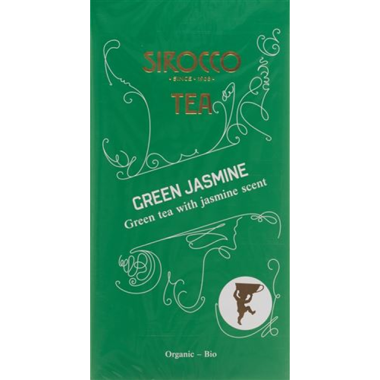 Sirocco teepakid Jasmine Green 20 tk