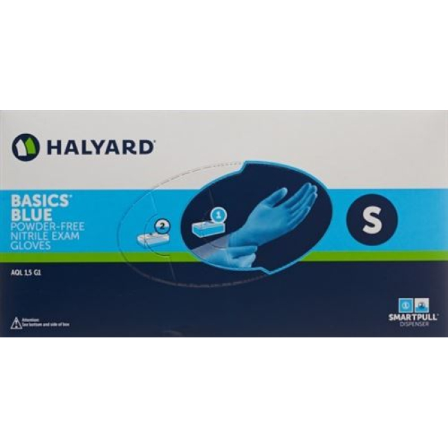 HALYARD examination gloves S nitrile basic blue 200 pcs