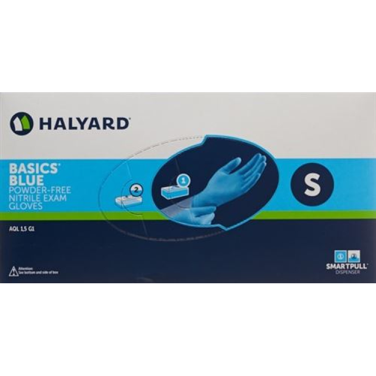 HALYARD examination gloves S nitrile Basic blue 200 pcs