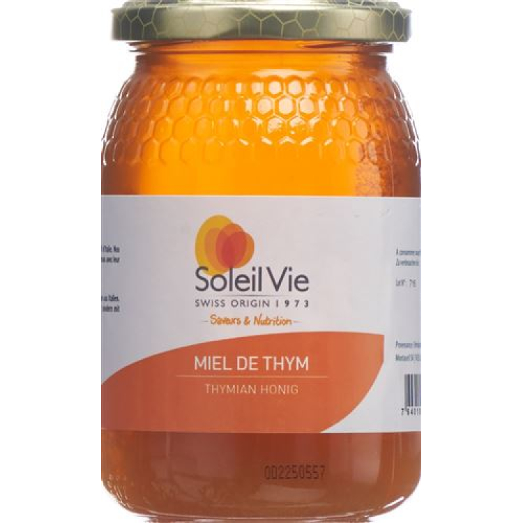 Soleil Vie thyme honey 100% natural Fl 500 g