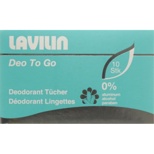 Lavilin Deodorant Wipes Box 10 Pc