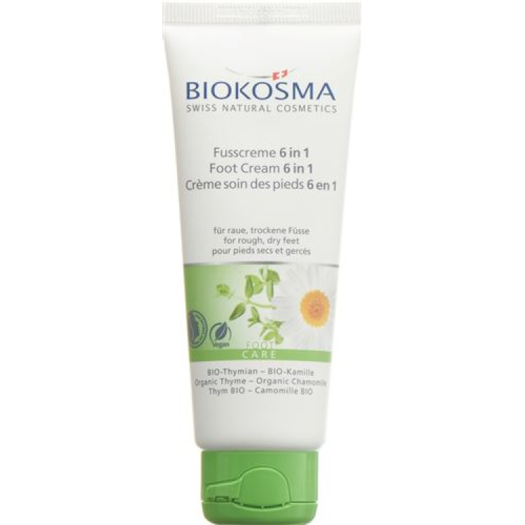 Biokosma Fusscreme 6 ក្នុង 1 tube 75 មីលីលីត្រ