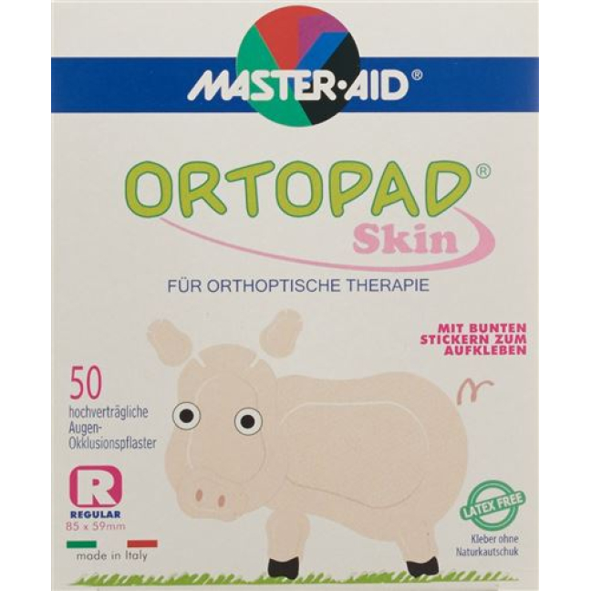 Ortopad Occlusionspflaster Regular Skin from 4 Years 50 pcs
