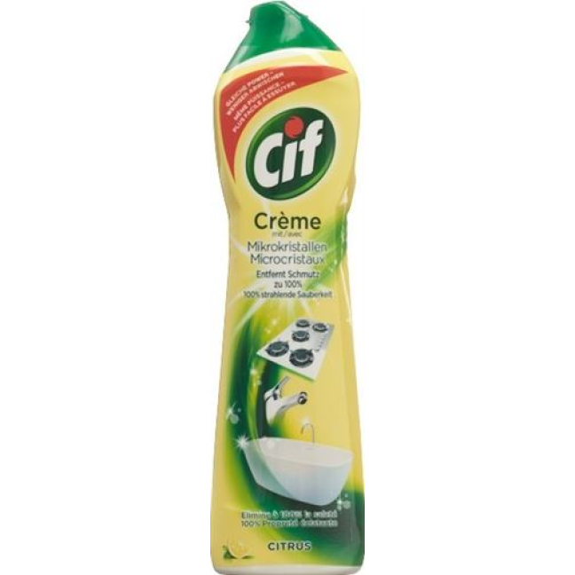 Cif Cream Citron Fl 500 ml - Buy Online from Beeovita