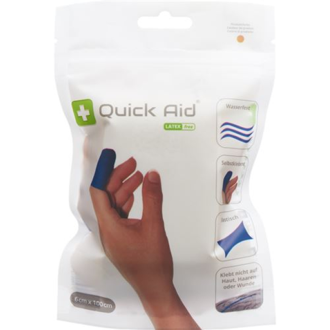 ម្នាងសិលា Quick Aid 6x100cm គ្មានពណ៌ស្បែក