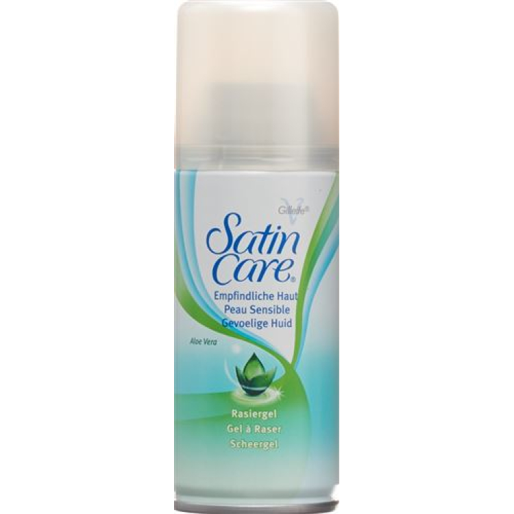 Gillette for kvinner Satin Care Gel Aloe Vera 75 ml