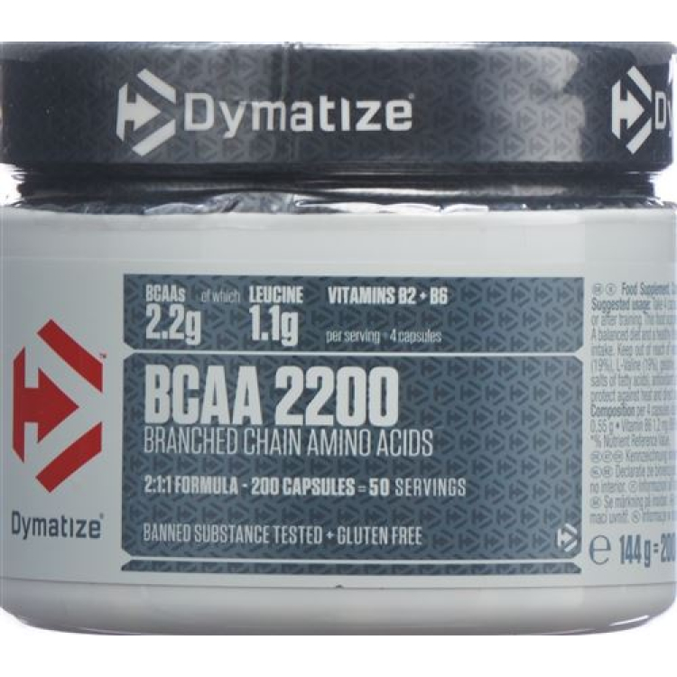 Dymatize BCAA 2200 Caps 200 pcs