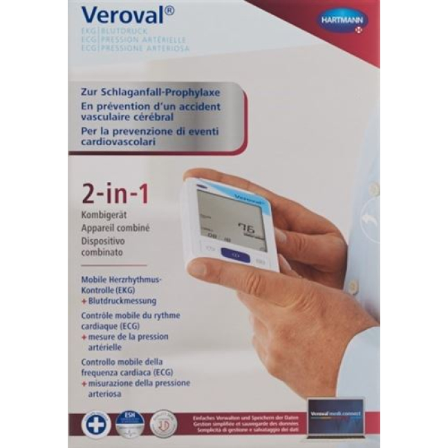 Veroval ECG and blood pressure monitor