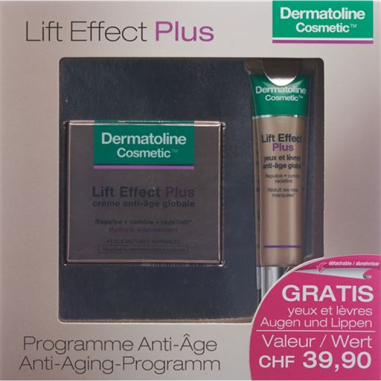 Dermatoline Lift Effect Plus Day 50ml + eyes and lips 15ml