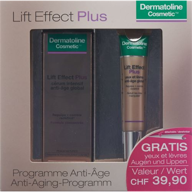 Dermatoline Lift Effect Plus Serum 30ml+Eyes and Lips 15ml