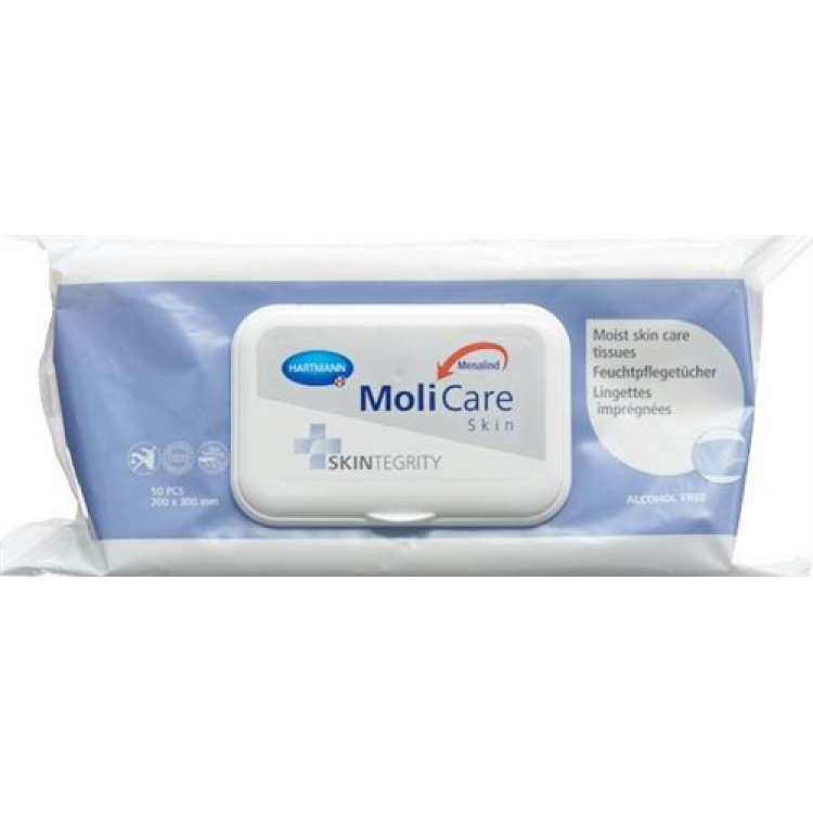 מגבונים לחים לעור MoliCare 50 יחידות