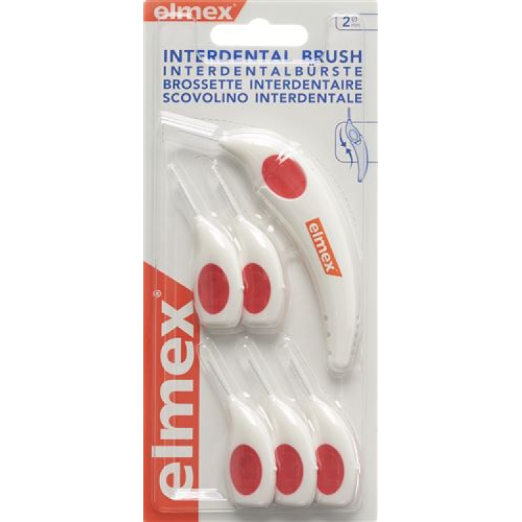 elmex interdental brushes 2mm 6 pcs