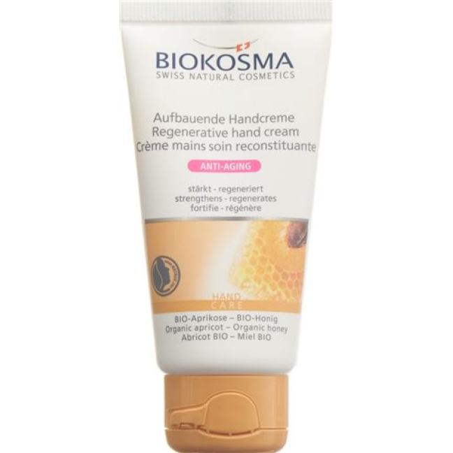 Biokosma structure hand cream BIO-Apricot & organic honey Tb 50ml