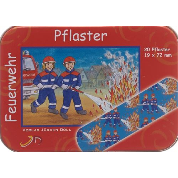 Döll självhäftande plåster 19x72mm brandmän Ds 20 st