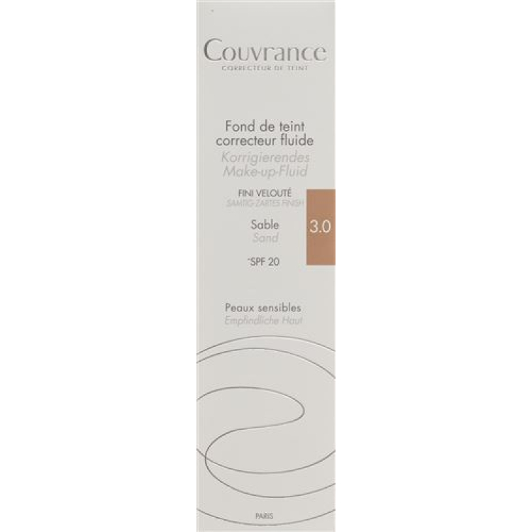 Avene Couvrance skystas smėlis 3,0 30 ml