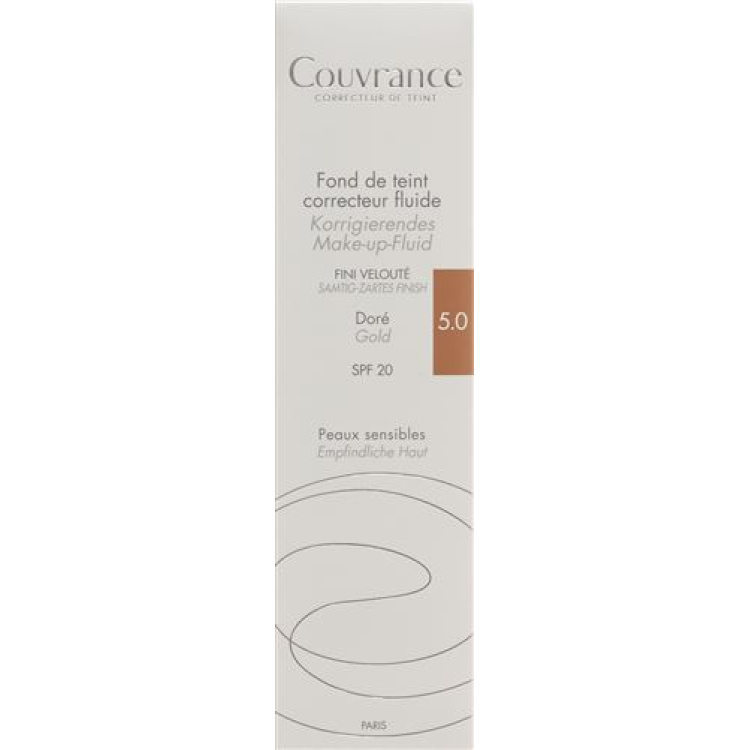 Avene Couvrance fluido ouro 5,0 30 ml