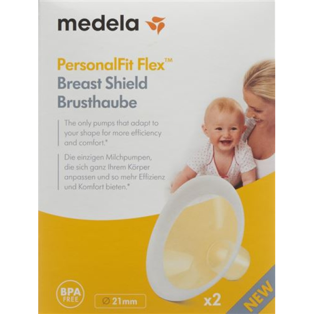 Medela PersonalFit Flex Breastshields S 21mm 2 stk