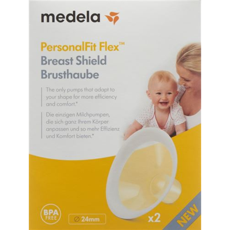 מגני חזה Medela PersonalFit Flex M 24mm 2 יח'