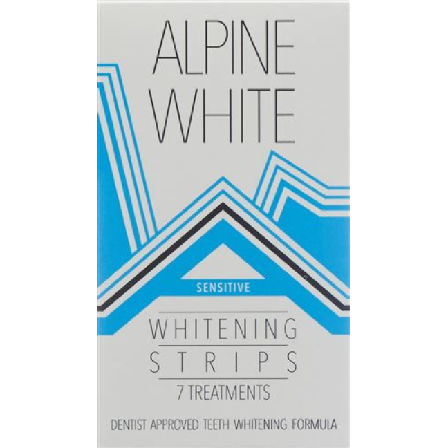 アルパイン ホワイト ホワイトニング ストリップ センシティブ 7 アプリケーション