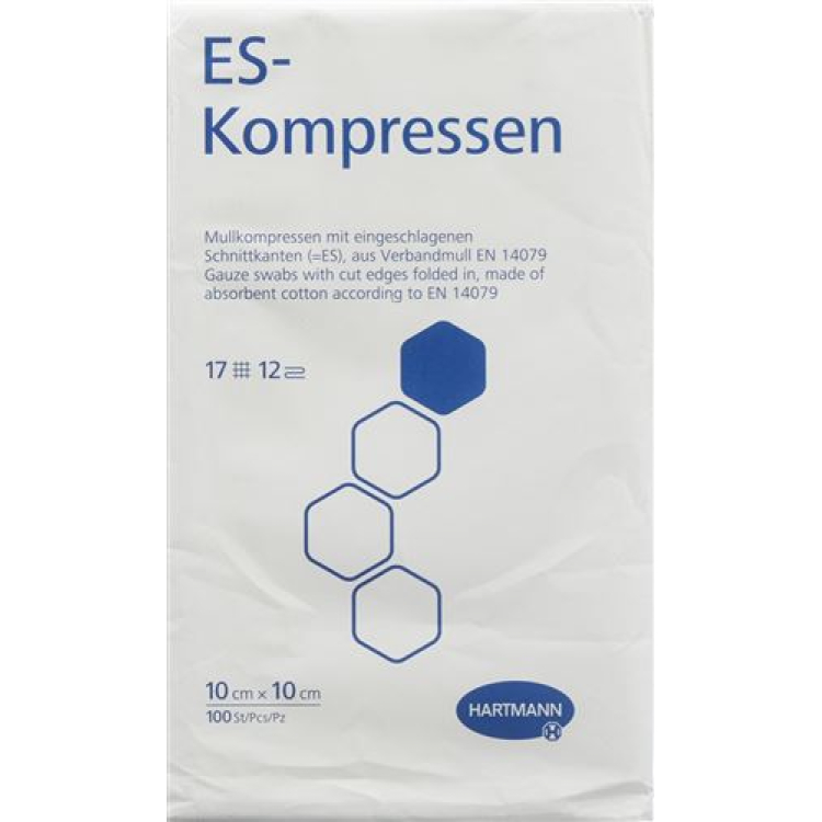 Hartmann ES Kompressen 12fach 10x10cm Btl 100 Stk