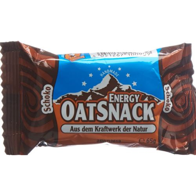 Energy Oatsnack chocolade 65 g