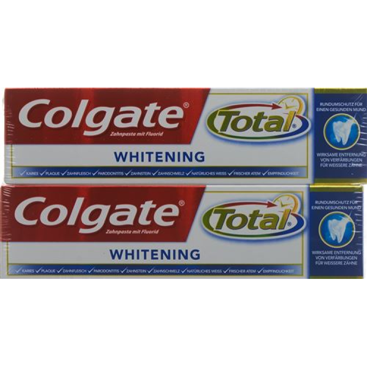 Colgate Total Advanced Whitening Toothpaste Duo 2 x 75 ml