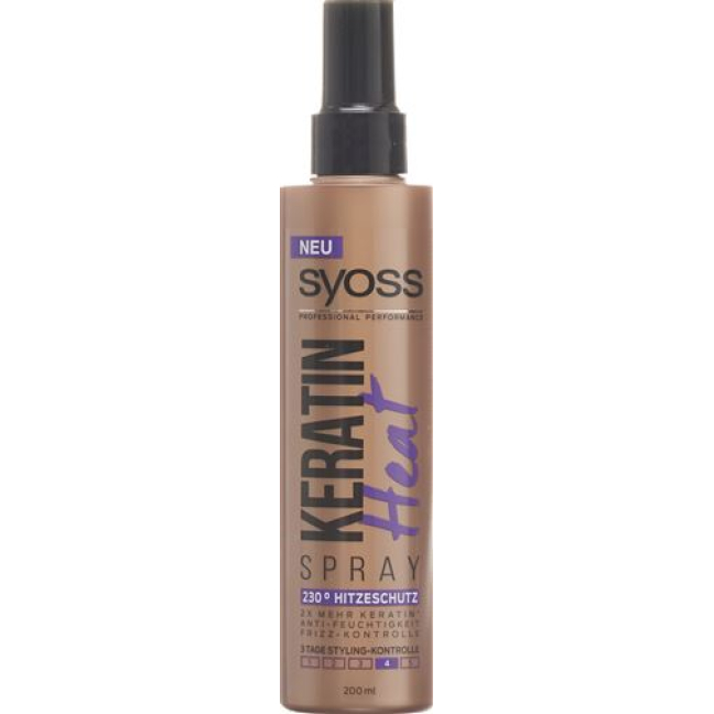 Syoss spray de estilo queratina Heat Protect 200 ml