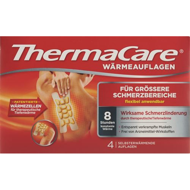 ThermaCare® مناطق درد بیشتر 4 عدد