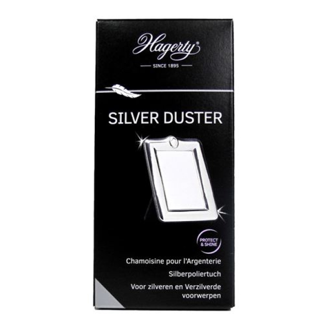 Hagerty Silver Duster gümüş kumaş 55x35cm