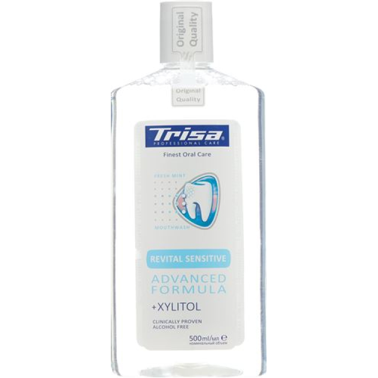 Trisa Gargara Revital Sensitive Fl 500 ml