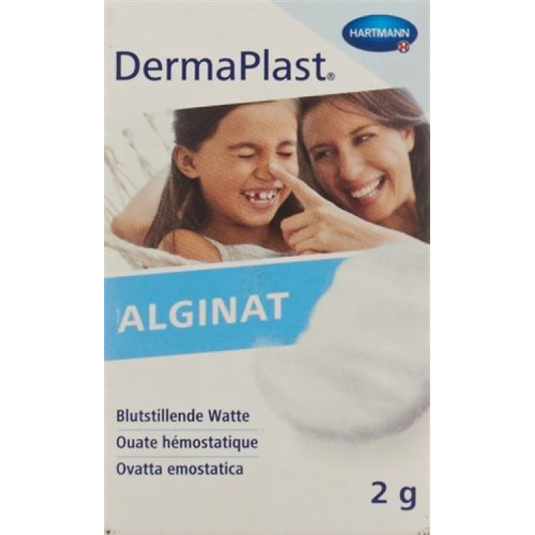 កញ្ចក់ Dermaplast alginate Hemostatic wadding 2 ក្រាម។