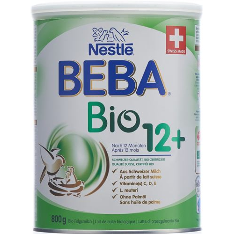 Beba Bio 12+ at 12 months can 800 g