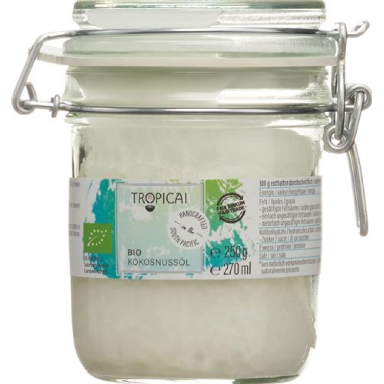 Tropicai Coconut Oil Fair Trade Organic 270 მლ