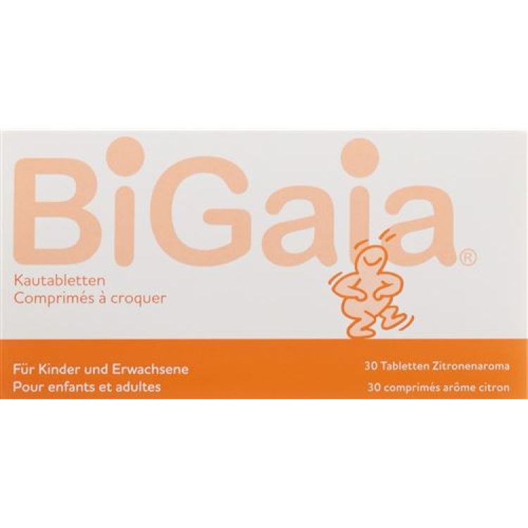 BiGaia Kautabl ជាមួយ Lactobacillus reuteri 30 កុំព្យូទ័រ